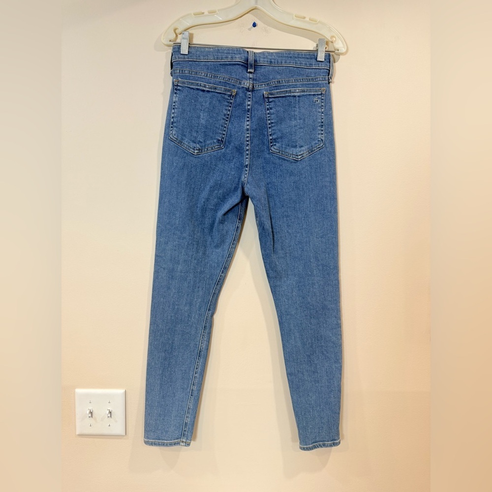 🔥Rag & Bone High-Rise Ankle Skinny Women's Jeans - Blue Size 27 EC🔥 - Picture 2 of 8